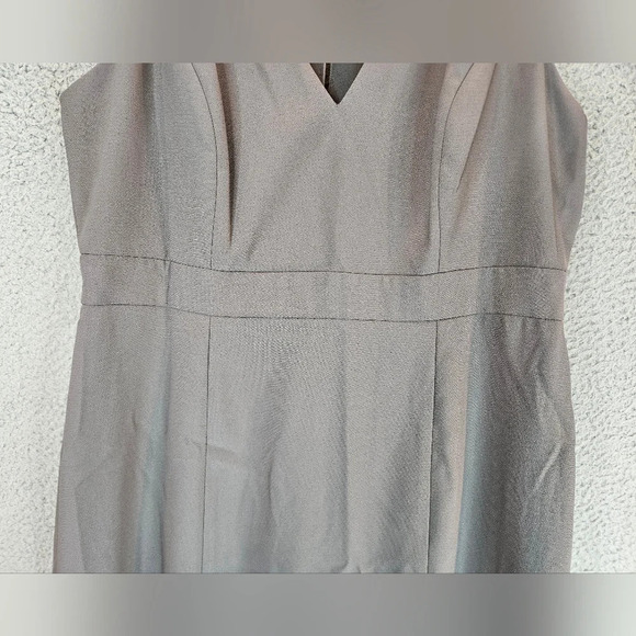 After Six Gown Womens Sz 16 Caviar Crepe Maxi Dress Formal Wedding Cocktails - Picture 3 of 11